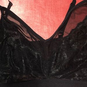 Torrid Black Lace Bralette Size 3